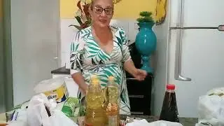 Fiz minhas compras de mese ir meu almoço de Natal 