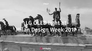 LG OLED light at Milan Design Week 2017 (Euroluce 2017)