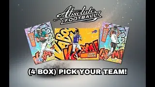 Перерыв #10616 4 Box 2025 Panini Absolute Football Hobby PYT #3