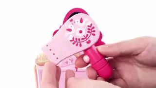 Wooden Kids Vanity Playset &ndash; Pretend Makeup Dressing Table Toy