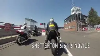 SNETTERTON TRACK DAY ON ZX6R NOVICE