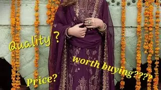 Asim Jofa dress|Asim Jofa Clothes Honest Review| embroidered lawn suit| #my #review #dress #shorts