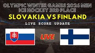Slovakia vs Finland Live Scores | Olympic Winter Games 2026 Men&rsquo;s Ice Hockey 3RD Place