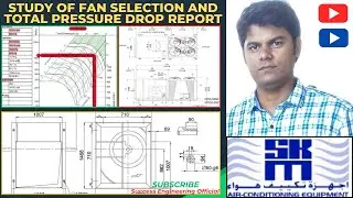 Study of Fan selection and pressure drop data sheet II Success Engineering Official II