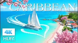 CARIBBEAN ISLANDS 4K | Tropical Paradise, Crystal Blue Seas & Deep House Vibes 2026