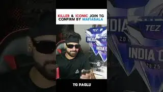 Killer & Iconic Confirm✅️🔥 #totalgaming #tgesports #tgdelete #killerff #tgmafia #fozyajay #shorts