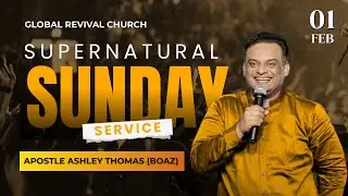 🛑 Live | Supernatural Sunday Service | Ministered By - Apostle Ashley Thomas (BOAZ) #grctv