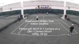 4.5 Senior Tennis Using the Muvi K-1 Camera to Film Indoors