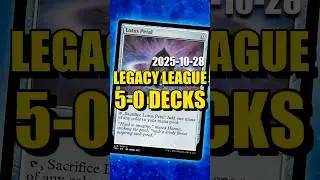 UNDEFEATED MTG Legacy League Decklists (2025-10-28) #davidroyale #legacy #legacymtg