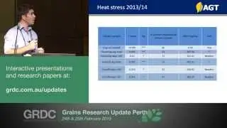 Agribusiness Crop Updates 2015 | Perth | Heat stress tolerance of wheat - P. Telfer