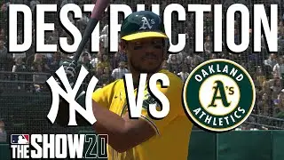 Destruction of RP | MLB The Show 20 | Franchise Mode | Oakland Athletics vs New York Yankees
