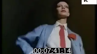 1970s Fashion, Adrian Cartmell, Androgynous Women's Suits | Premium Footage