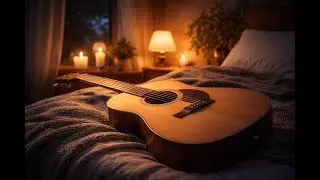 Deep Sleep Acoustic Guitar Music for Peaceful Night and Relaxation (1hour)
