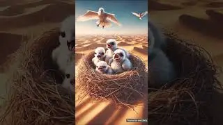 रेगिस्तान में मुर्गी के बच्चे #funny #3danimation #garibkikahaniya #cartoon #animals #cute