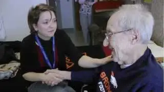 Walking with you: a dialogue with a hospice social worker