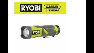 Ryobi USB Lithium Compact Flashlight Kit