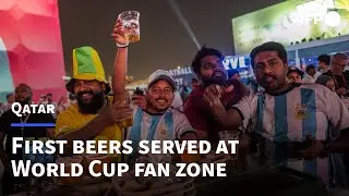 Bottoms up! Qatar serves first beers at World Cup fan zone | AFP
