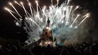 Disneyland Paris-Night I Amazing Disney Dreams & Magical illuminations Light, Sound, Firework Show