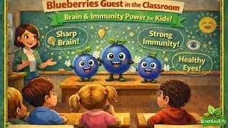 Blueberries Guest in the Classroom &ndash; Brain & Immunity Power for Kids!