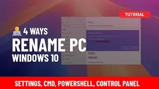 Windows 10: Rename computer (4 ways)
