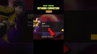 Fix Network Connection Error In Free Fire Max #ytshorts #shorts