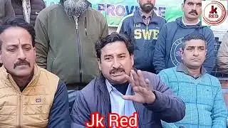 PHE EMPLOYEES UNITED FRONT JAMMU PROVINCE Organised a press conference at old Chief Engineer office