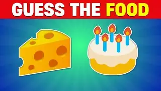 Can You GUESS Every FOOD By Emoji? 🤔 Emoji Challenge