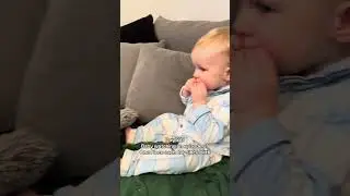 Day 585 Baby watching an episode of One Piece each day since birth #onepiece #baby