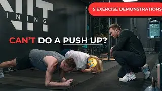 Be able to do a push up in 12 Weeks or less with these 5 exercises.