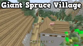 Minecraft Xbox 360 / PS3 (Amplified) Giant Spruce Village
