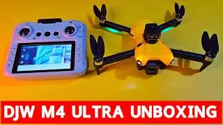 🇺🇸 DJW M4 Ultra Drone Unboxing & Flight Test | Best Budget 4K GPS Drone 2026