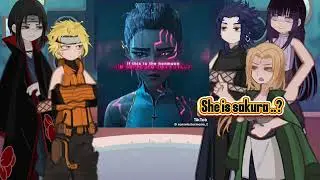 Naruto friends react to Sakura as rumi | K-pop demon slayer | Sasuke | Gacha life 2 | part 3