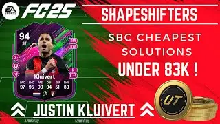 FASTEST & CHEAPEST Way to Complete Shapeshifters Justin Kluivert SBC in FC 25! 💸⚡ (Easy Method!)