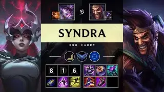 Syndra Carry vs Draven - EUW Diamond Patch 25.18