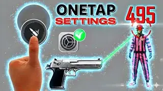 Desserte Eagle One Tap Trick & Settings 🔥 | 100% Working Auto Headshot