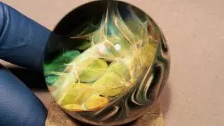 Vortex Marble Handmade by Bill Grout at Aspen Hot Glass 11222018