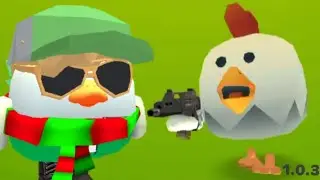 😱Смотрю Самую Первую Версию Чикен Гана! | chicken gun | LESHA35K
