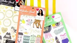Crate Paper, Maggie Holmes + Jen Hadfield Sticker Book Flip Throughs