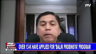 Over 13K have applied for 'Balik-Probinsya' program; DOLE assures minimum wage emergency employment