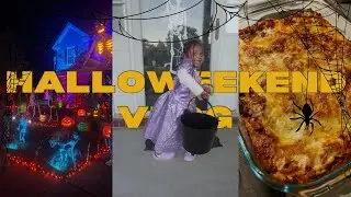 halloweekend vlog : trick-or-treating, party talk, cooking, etc.