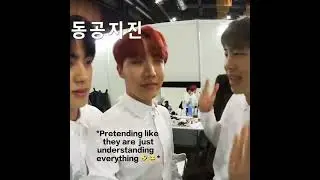 RM speaking fluent english 🤭🤣Hobi and Jin's reaction🤭😂😂🤣🥰