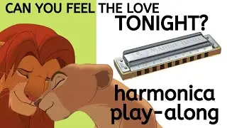 Can You Feel the Love Tonight (The Lion King - Elton John) harmonica play-along + free tabs