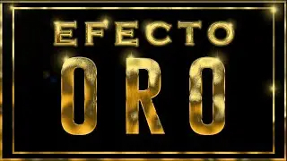 EFECTO ORO CON PHOTOSHOP | EL MÉTODO MÁS REALISTA | INCLUYE RECURSOS GRATUITOS
