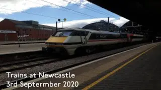 (4K) Trains at Newcastle 03/09/2020