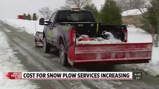 Cost for snow plow services increasing