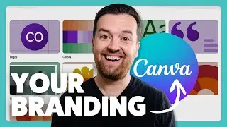 Как создать фирменный стиль в Canva (логотипы, цвета и шрифты)