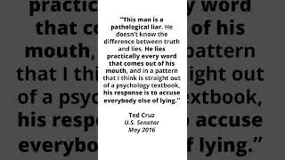 Trump, in the words of Republicans - Ted Cruz  #trump #truth #conservatives