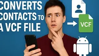 TENGENEZA VCF FILE (EXPORT CONTACTS TO FILE) ANDROID 