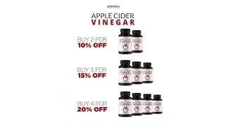 Havasu Nutrition Extra Strength Apple Cider Vinegar Pills &ndash; Natural Weight Loss, Detox,...