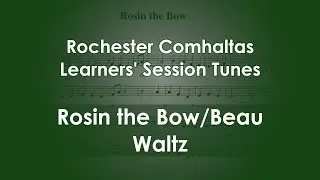 Rosin the Bow/Beau (Waltz) on Irish tenor banjo for the Rochester CCE Learners' Session